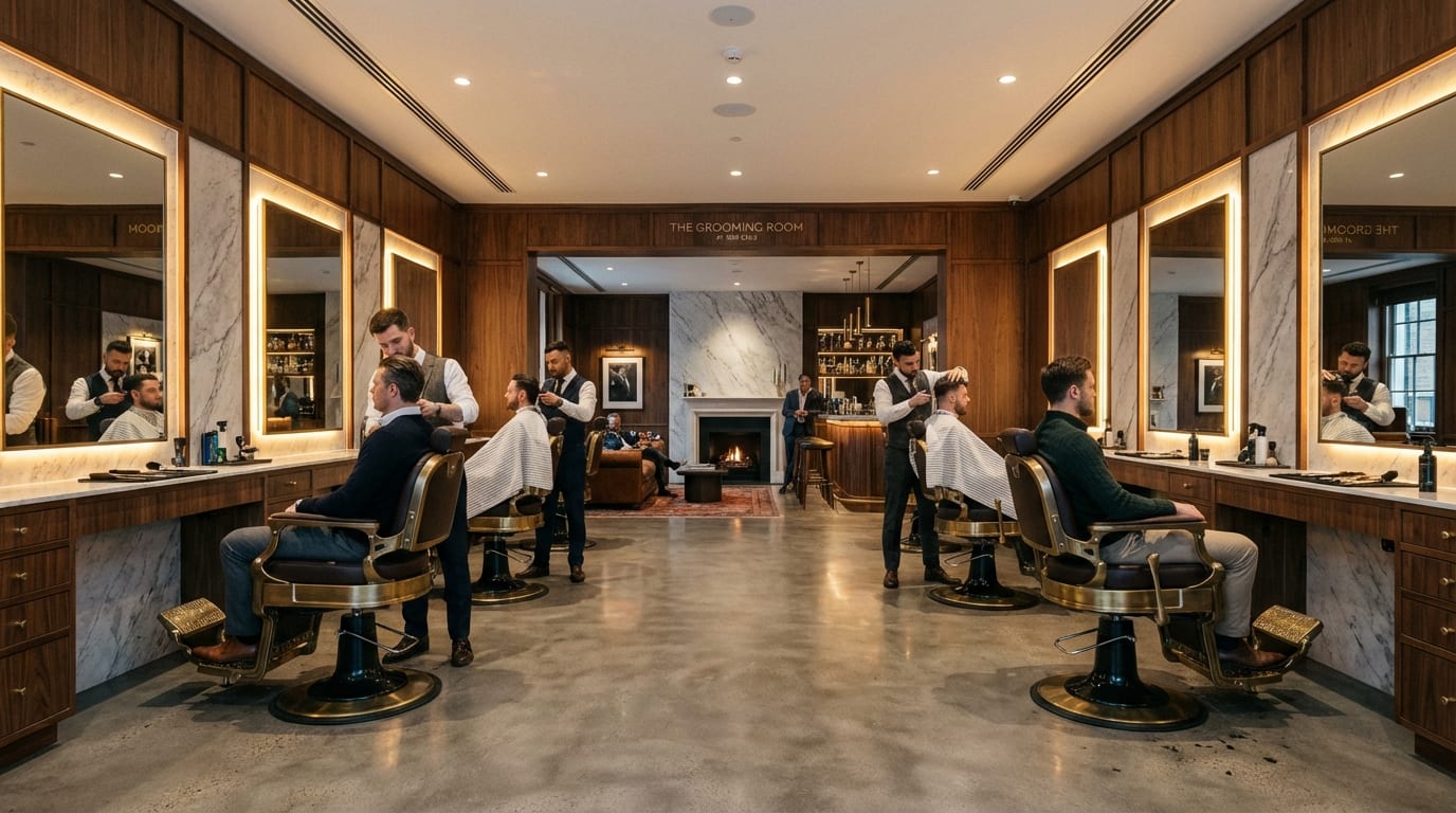 Gentleman's salon at PCC 8