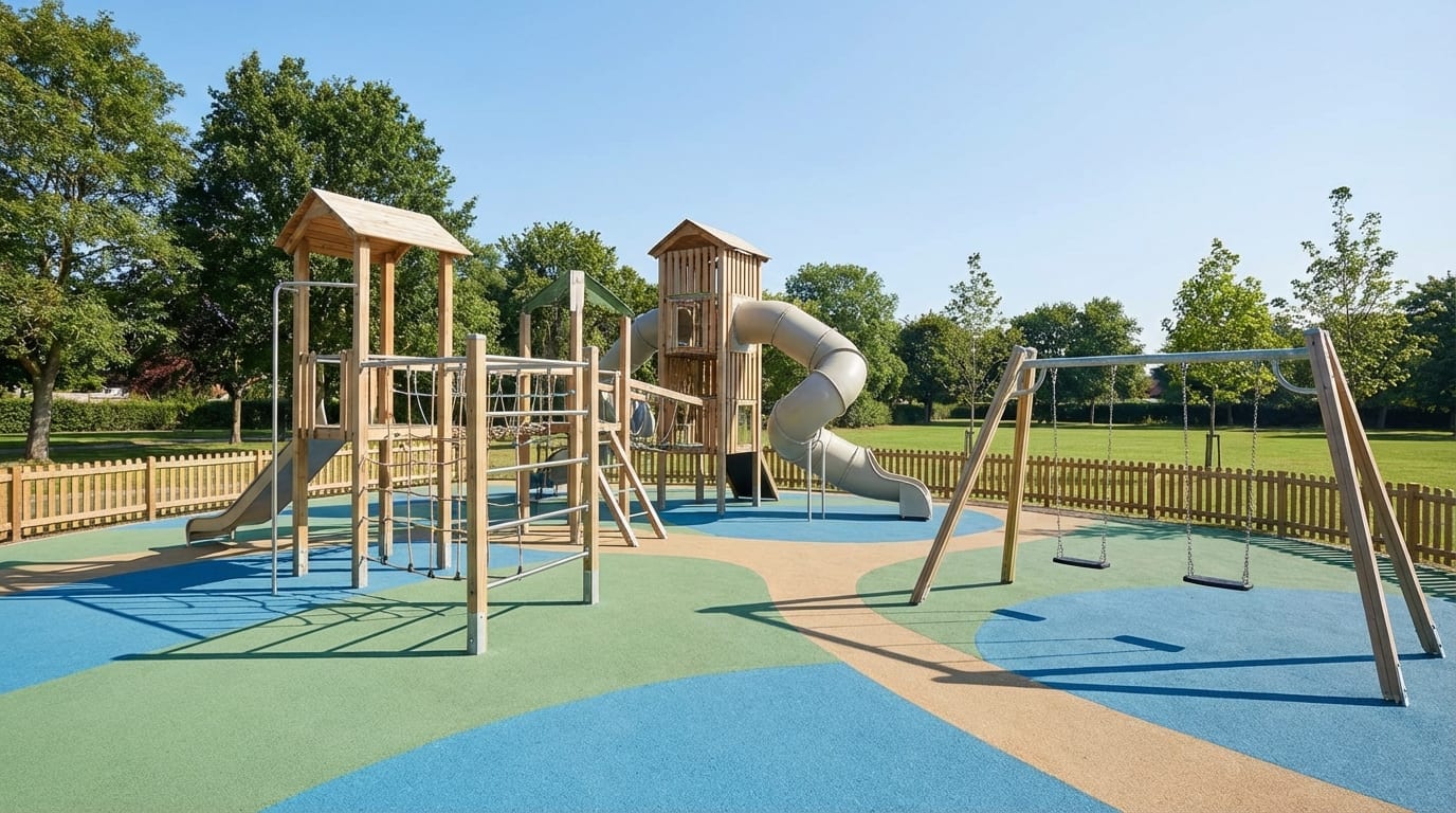 Kids play area indoor and outdoor at PCC 8