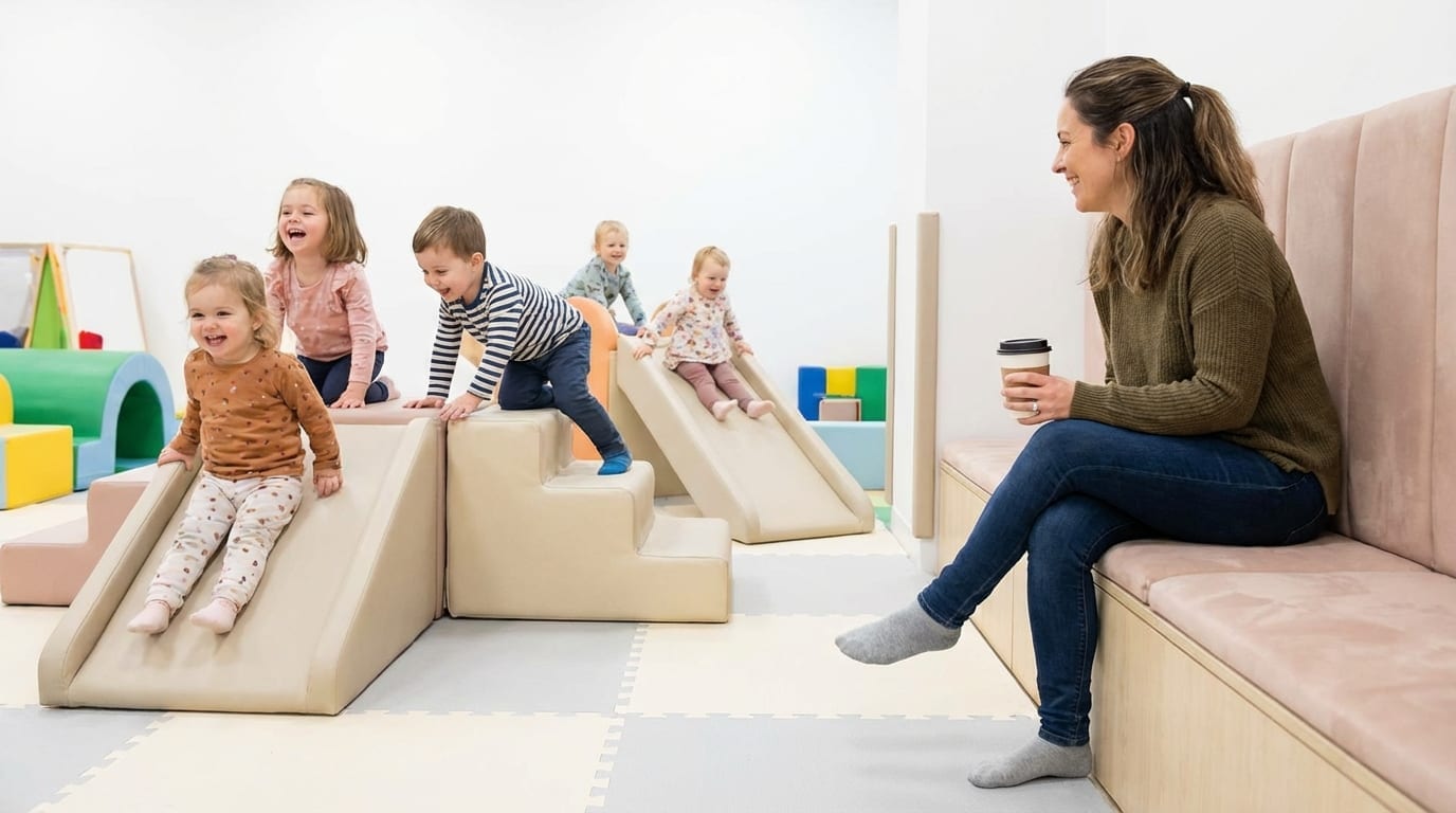 Kids play area indoor and outdoor at PCC 9