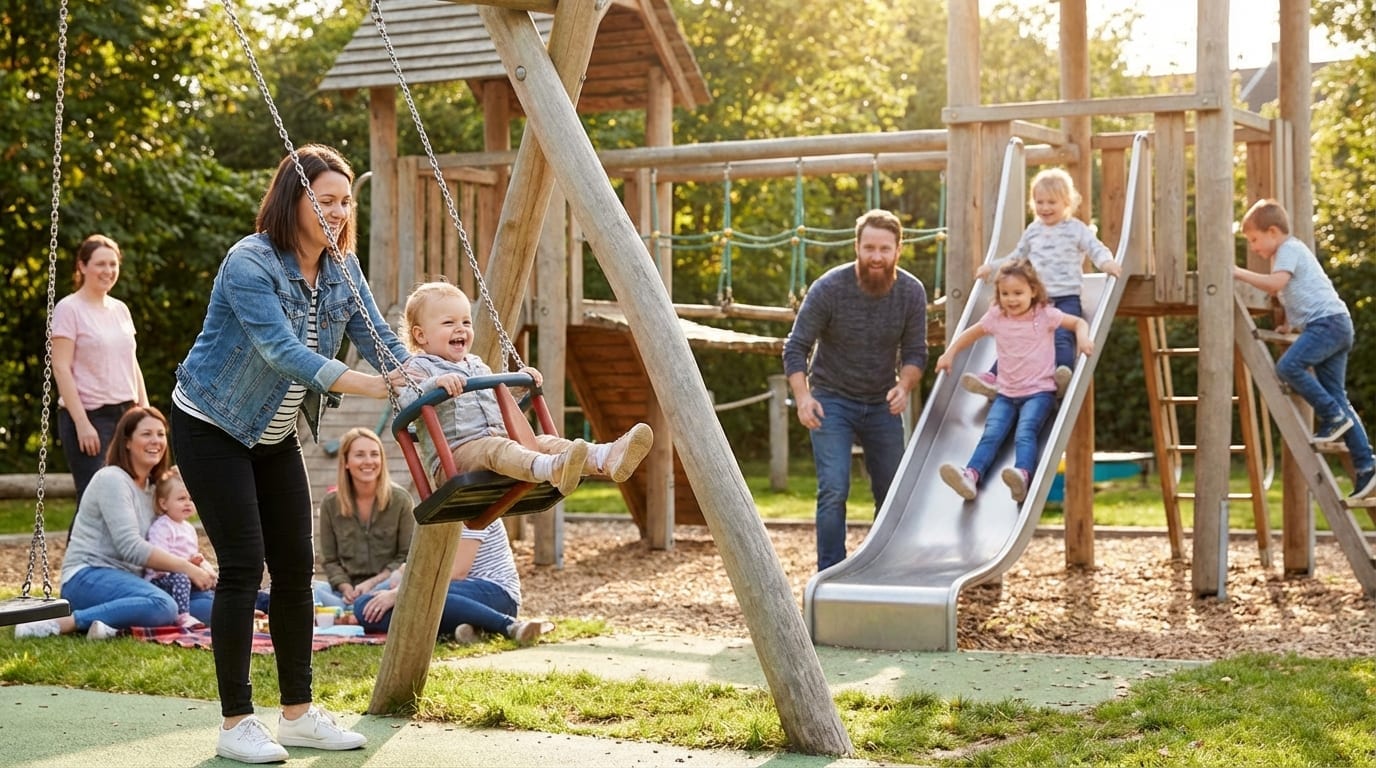 Kids play area indoor and outdoor at PCC 10