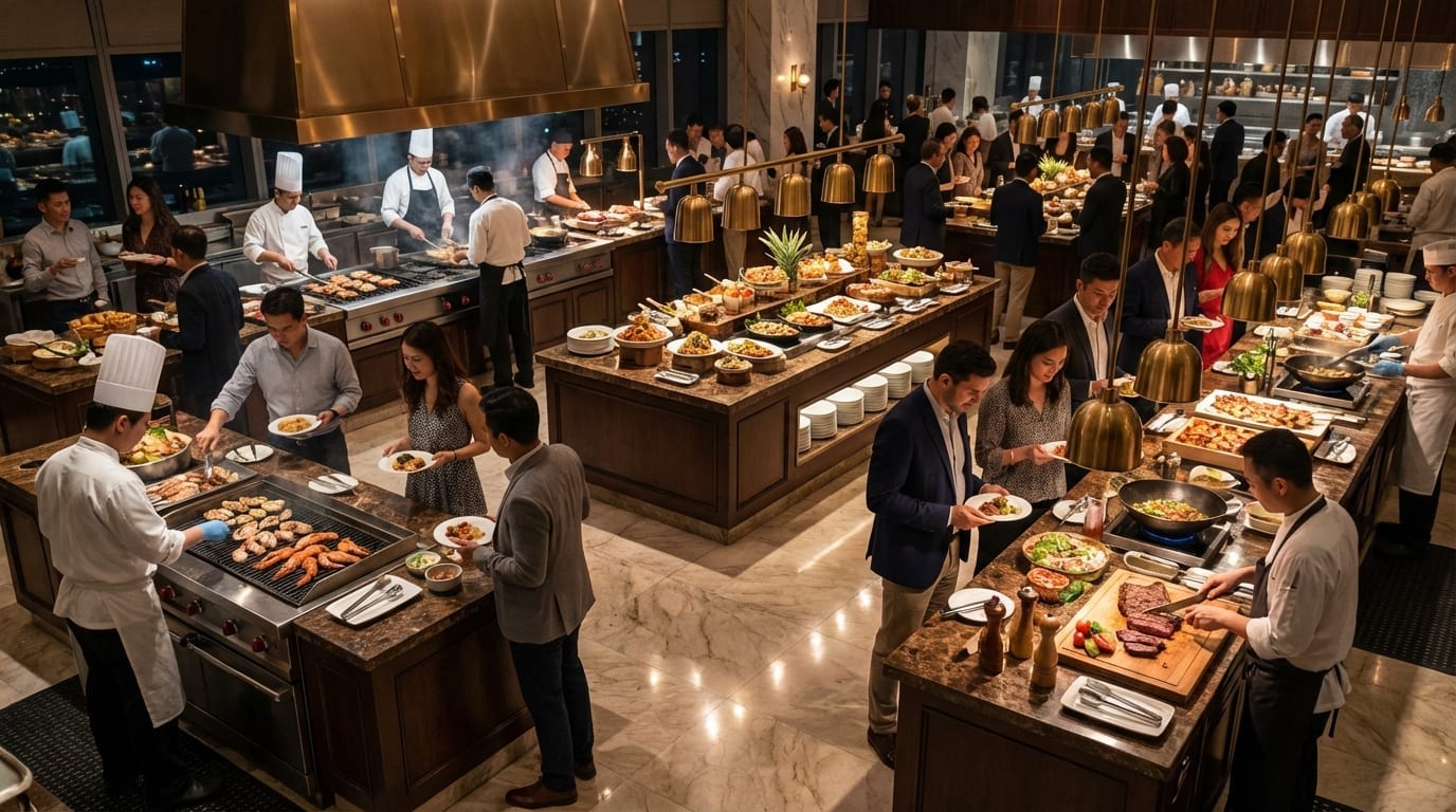 Live Kitchen Restaurant at PCC 6