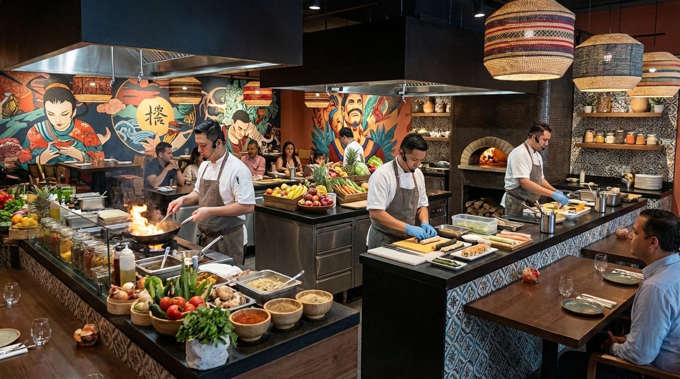 Live Kitchen Restaurant at PCC 8
