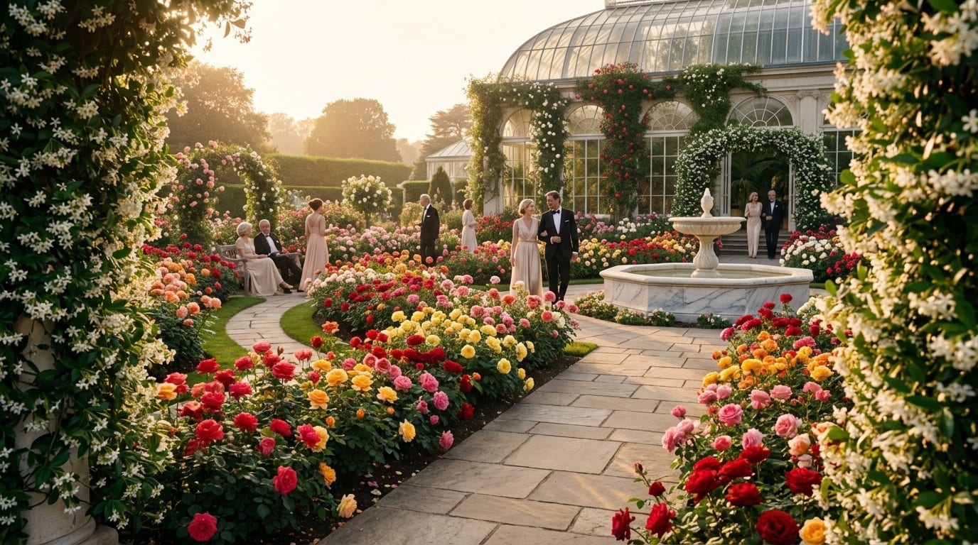 Roses and Jasmine Garden at PCC 9