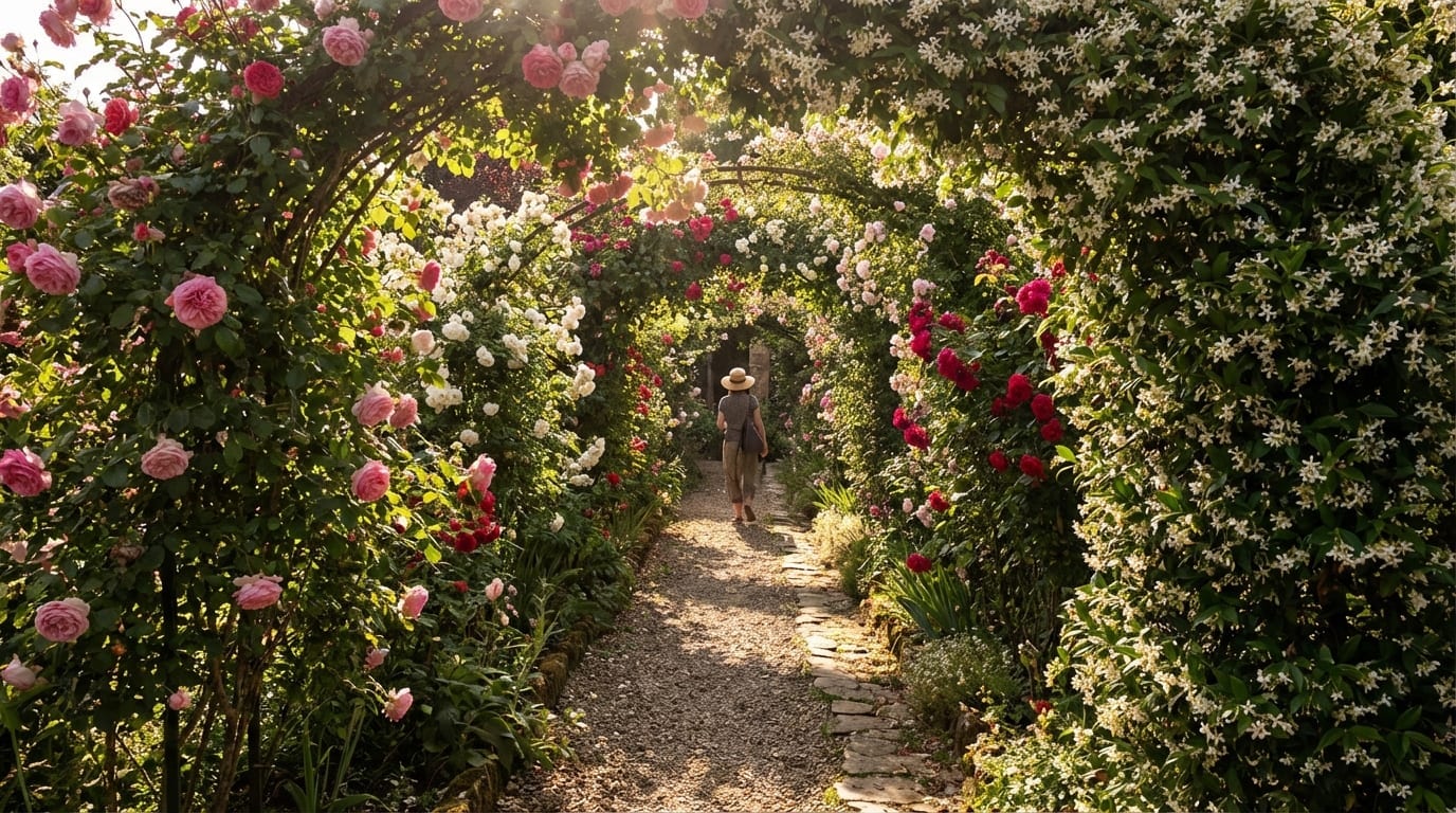Roses and Jasmine Garden at PCC 12