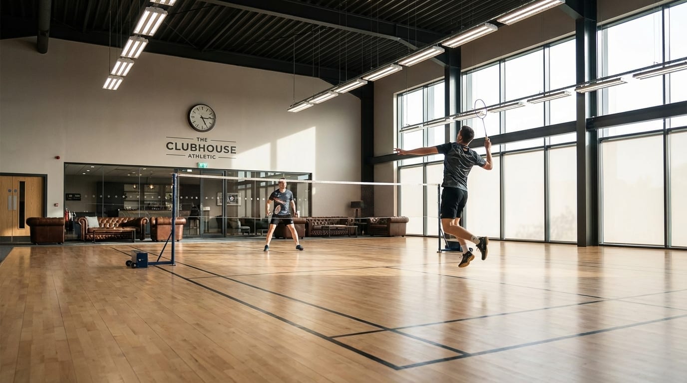 Badminton courts at PCC 12