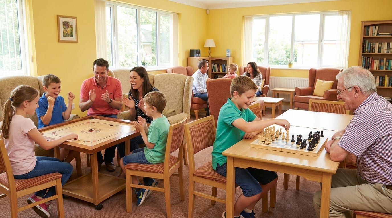 Carom, chess and cards at PCC 5