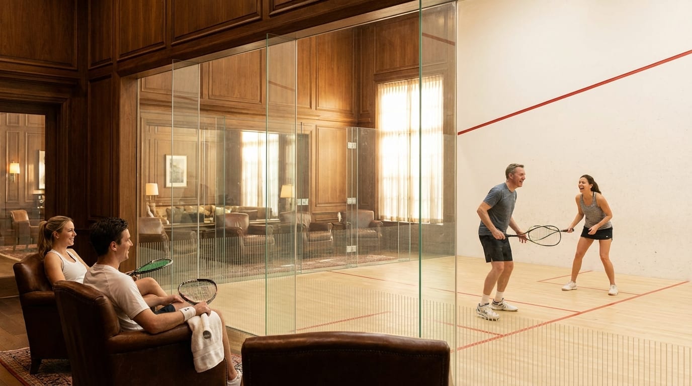 Squash courts at PCC 4