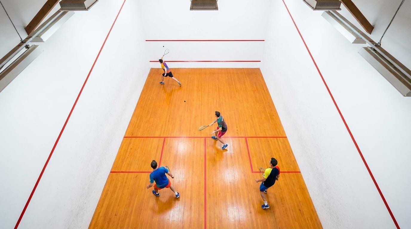 Squash courts at PCC 8