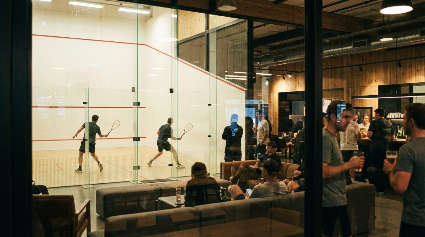 Squash courts at PCC 10