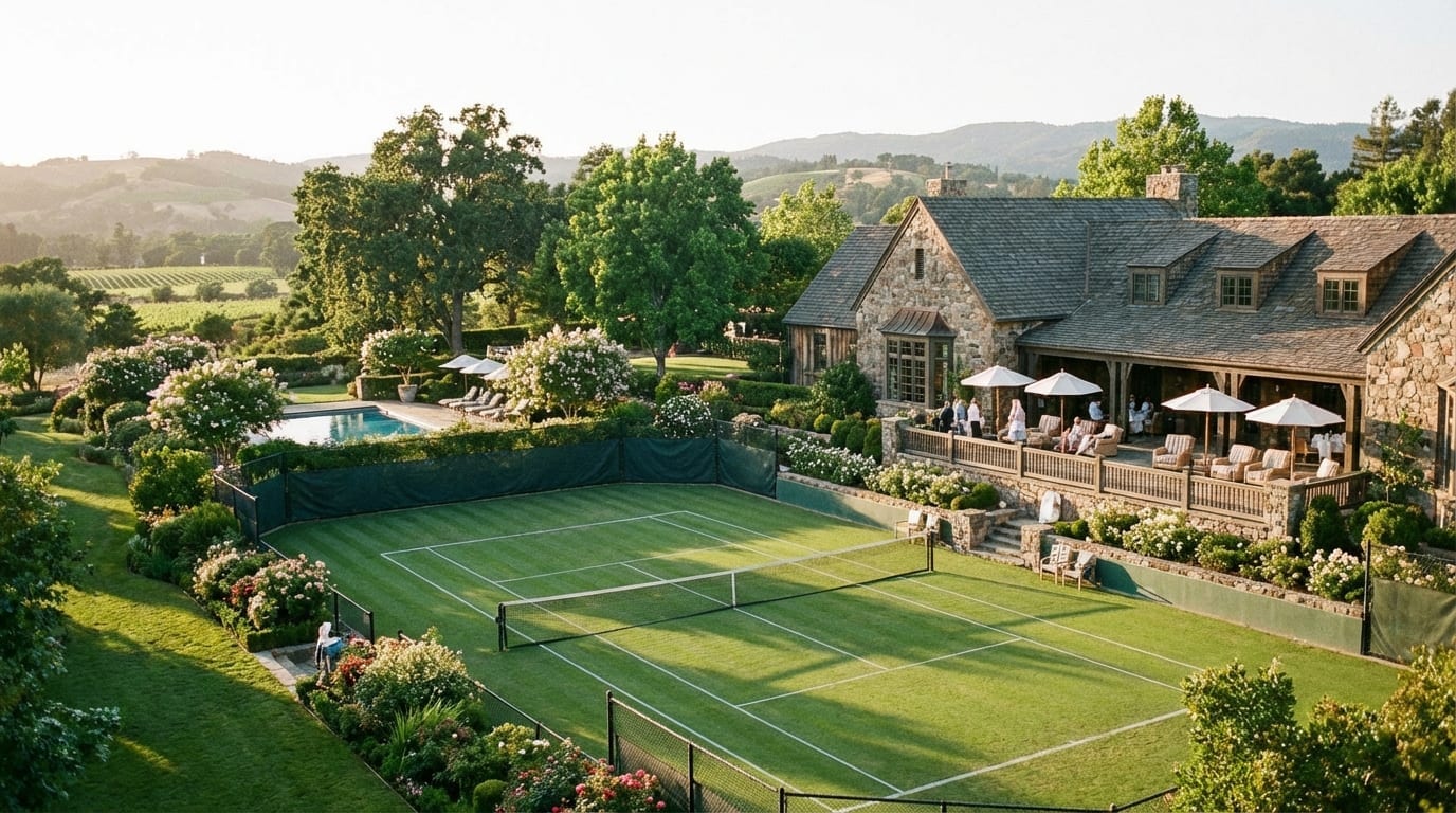 Tennis courts at PCC 8