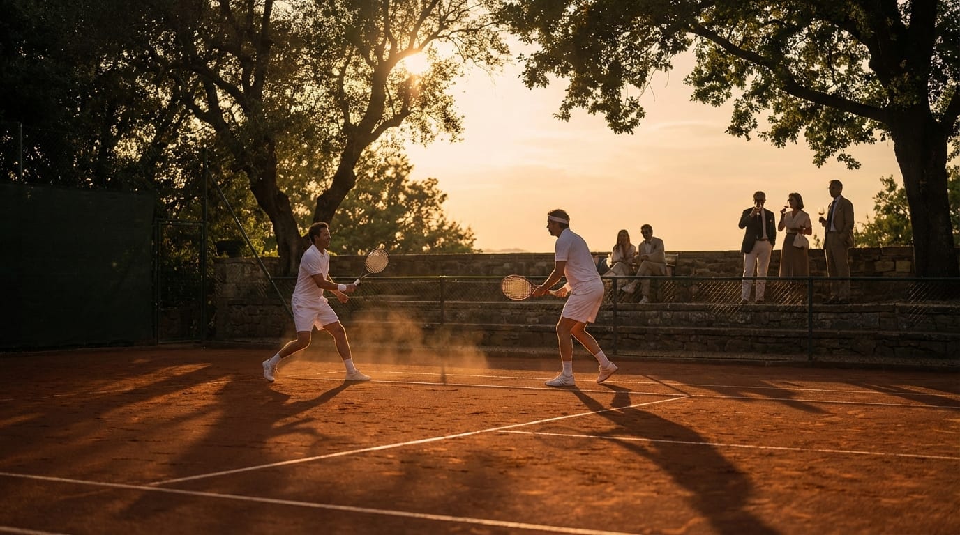 Tennis courts at PCC 12