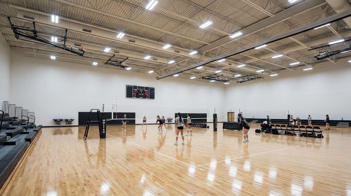 Volleyball court at PCC 5