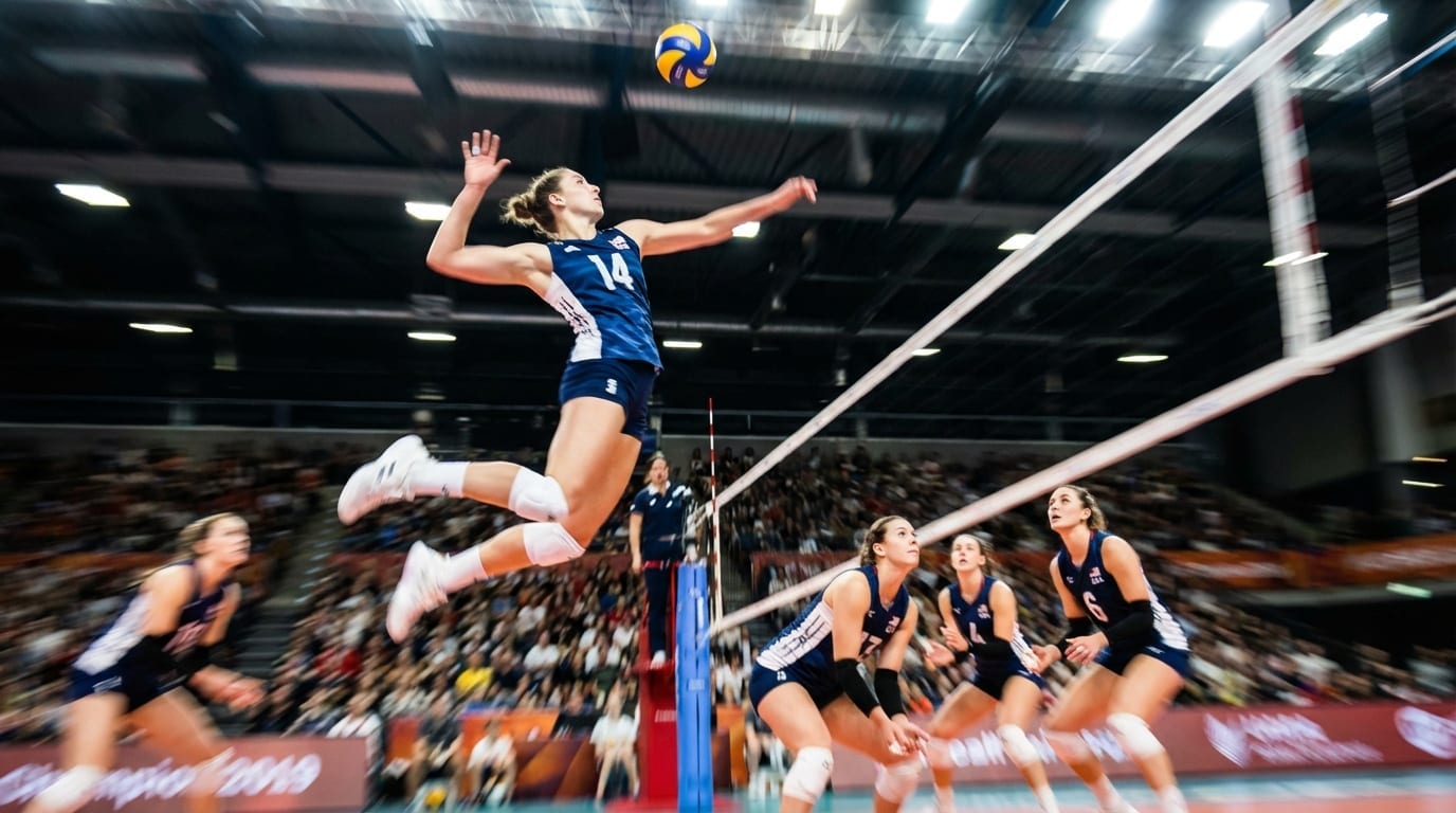 Volleyball court at PCC 8