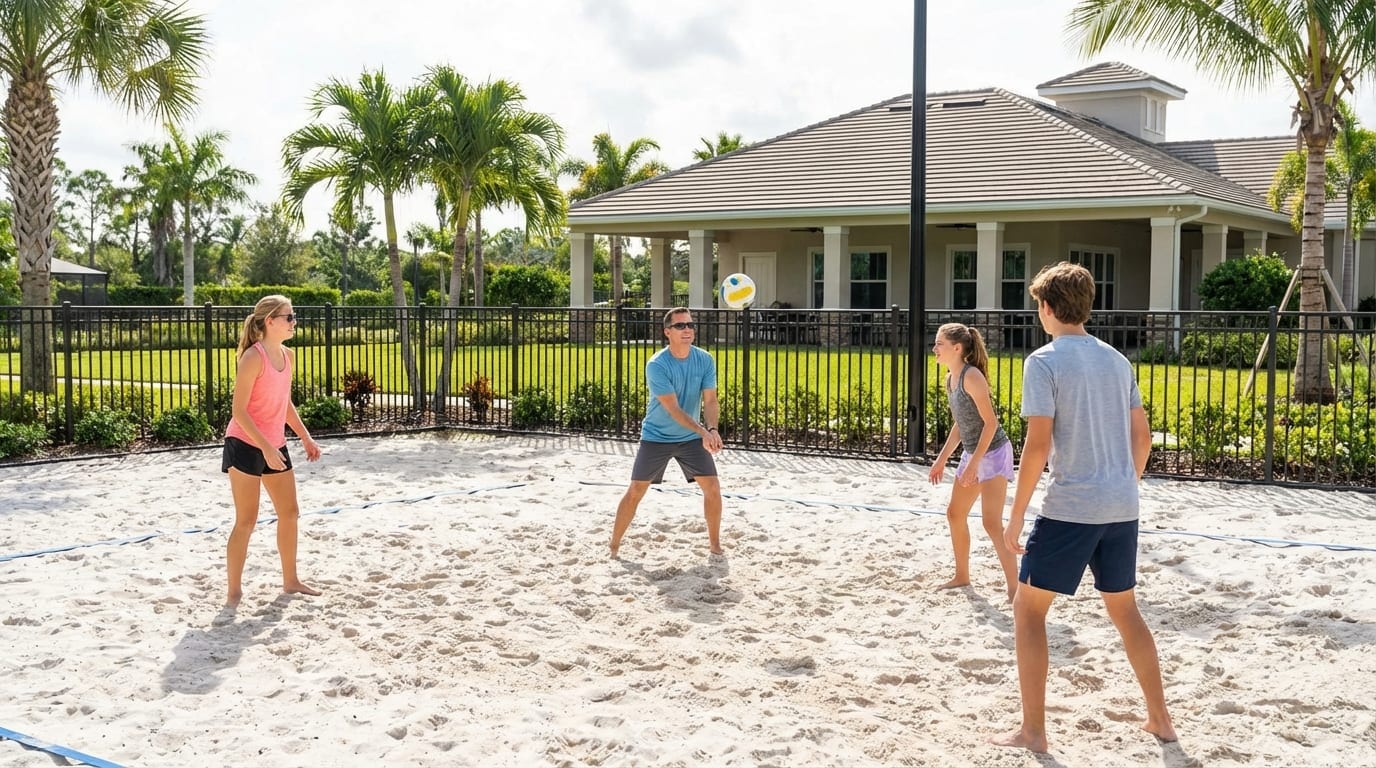 Volleyball court at PCC 10