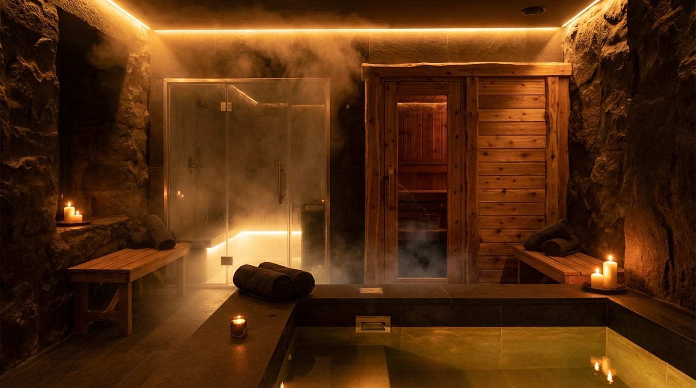 Steam and sauna at PCC 8
