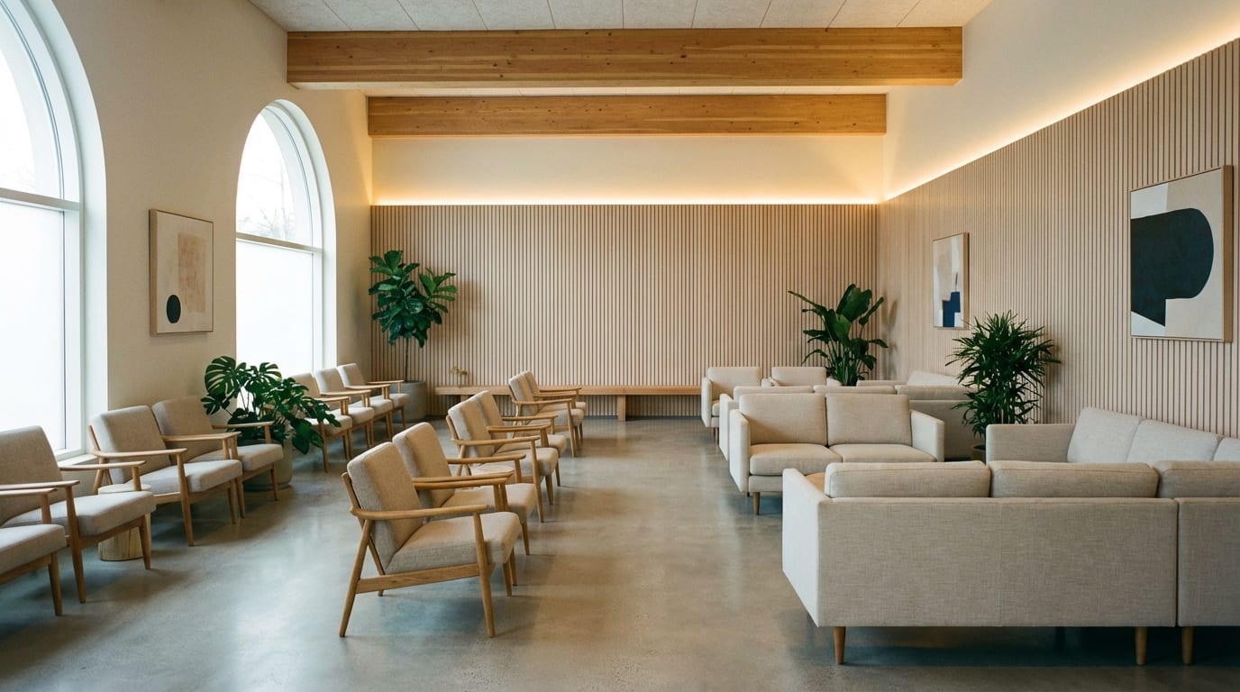 Waiting areas at PCC 10