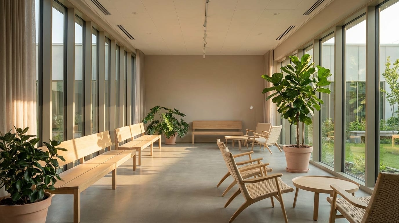 Waiting areas at PCC 11